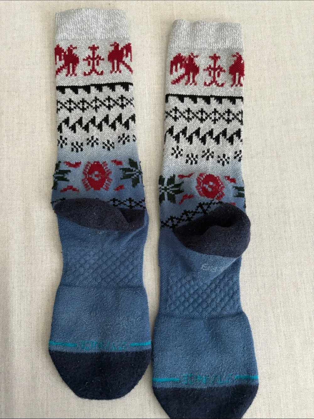 Stance Winter Snowflake Theme Socks Large